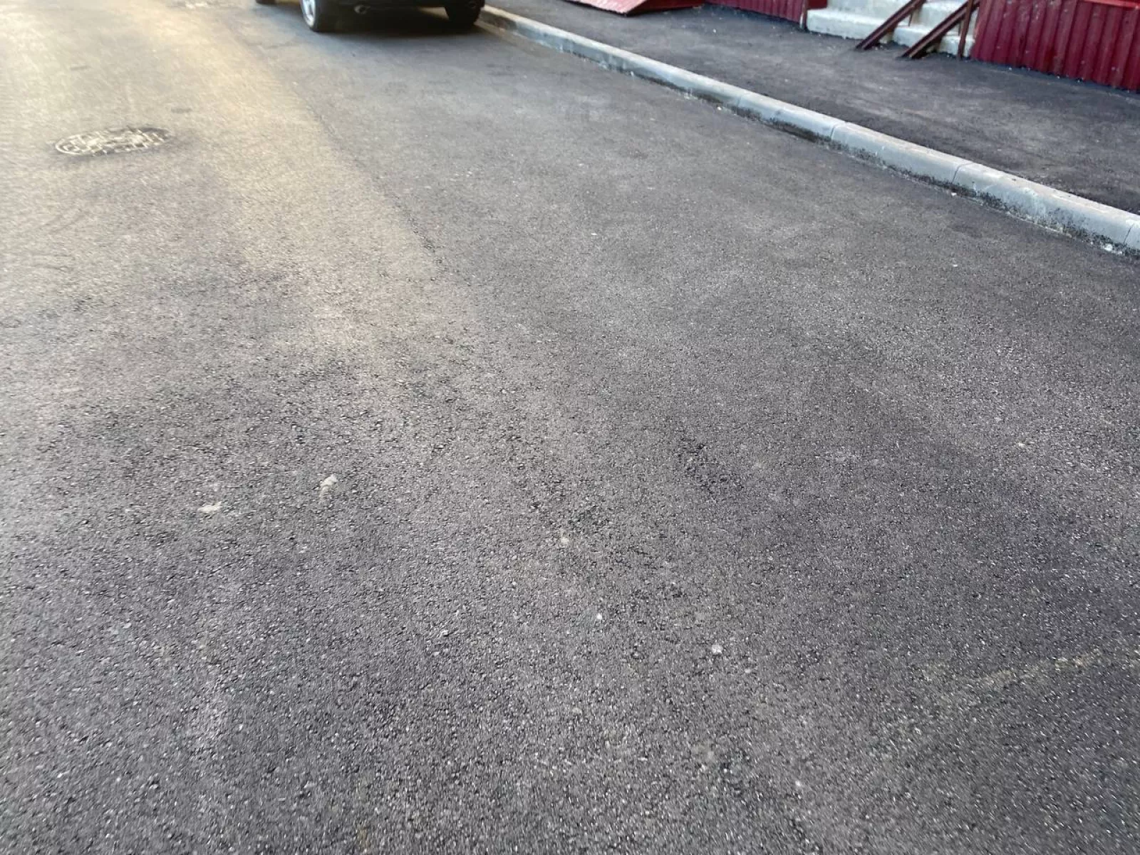 Асфальтирование тротуаров +бордюры — фото 13